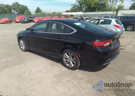 2015 Chrysler 200 Limited z USA, uszkodzony, nr VIN 1C3CCCAB3FN504984